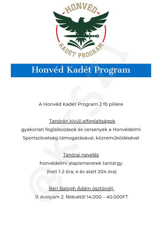 Honvéd Kadét Program